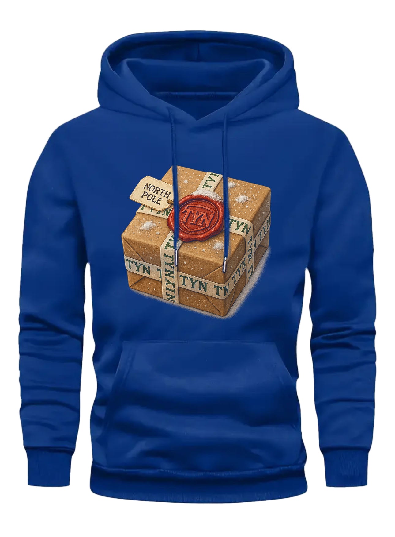TYN “North Pole Parcel” Hoodie – Royal Blue