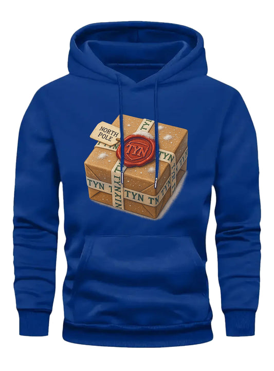 TYN “North Pole Parcel” Hoodie – Royal Blue