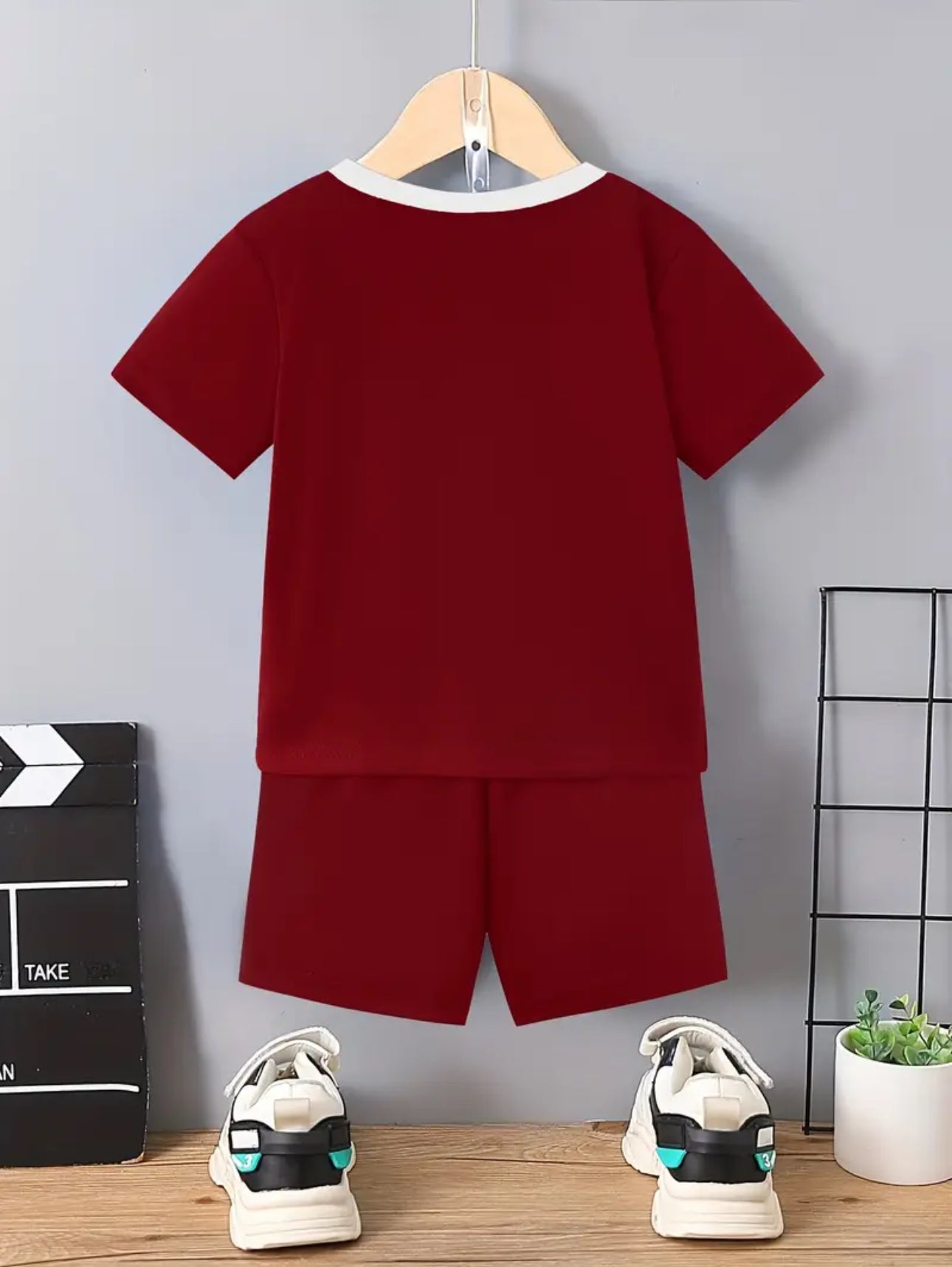 Boys’ Quick-Dry TYN Set – Tee & Shorts