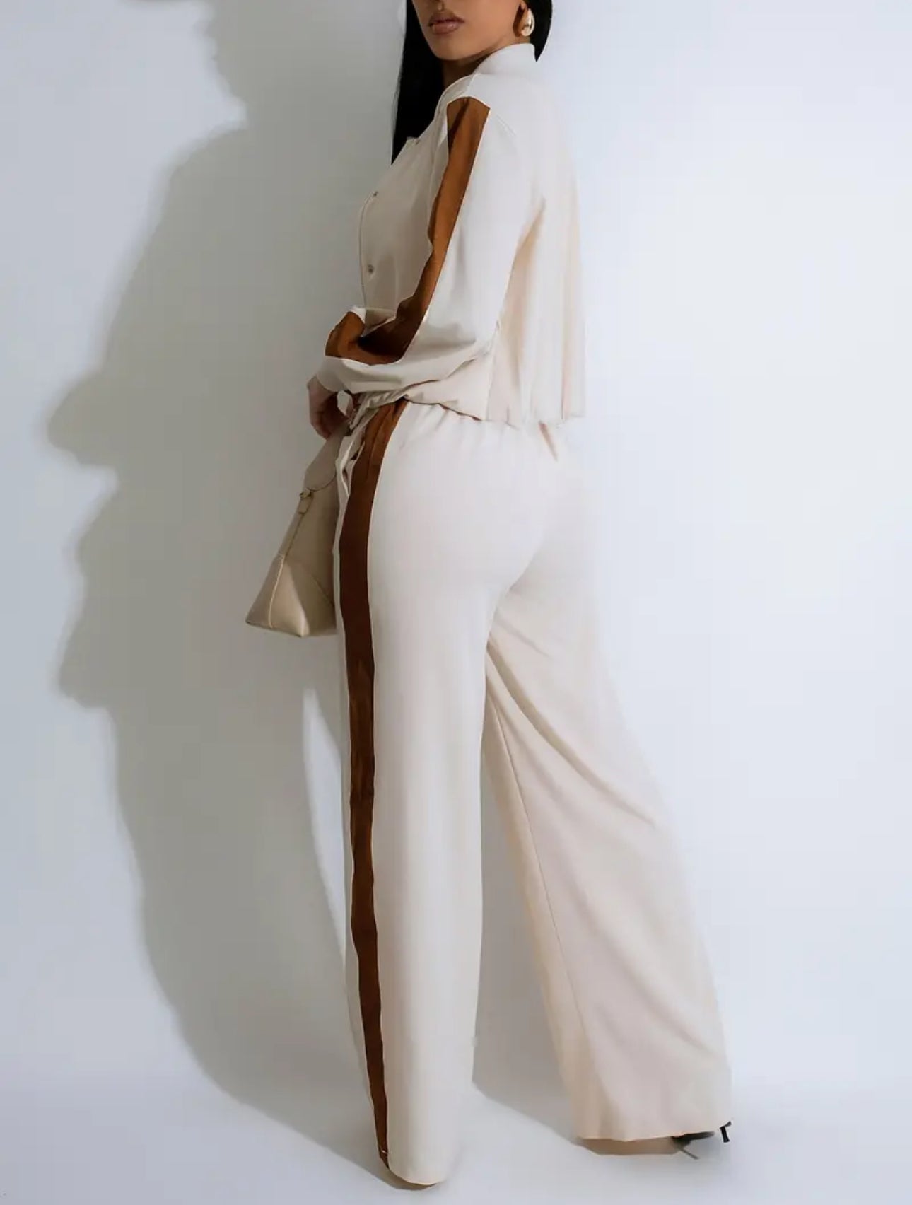 Women’s Elegant Zip Two-Piece Set