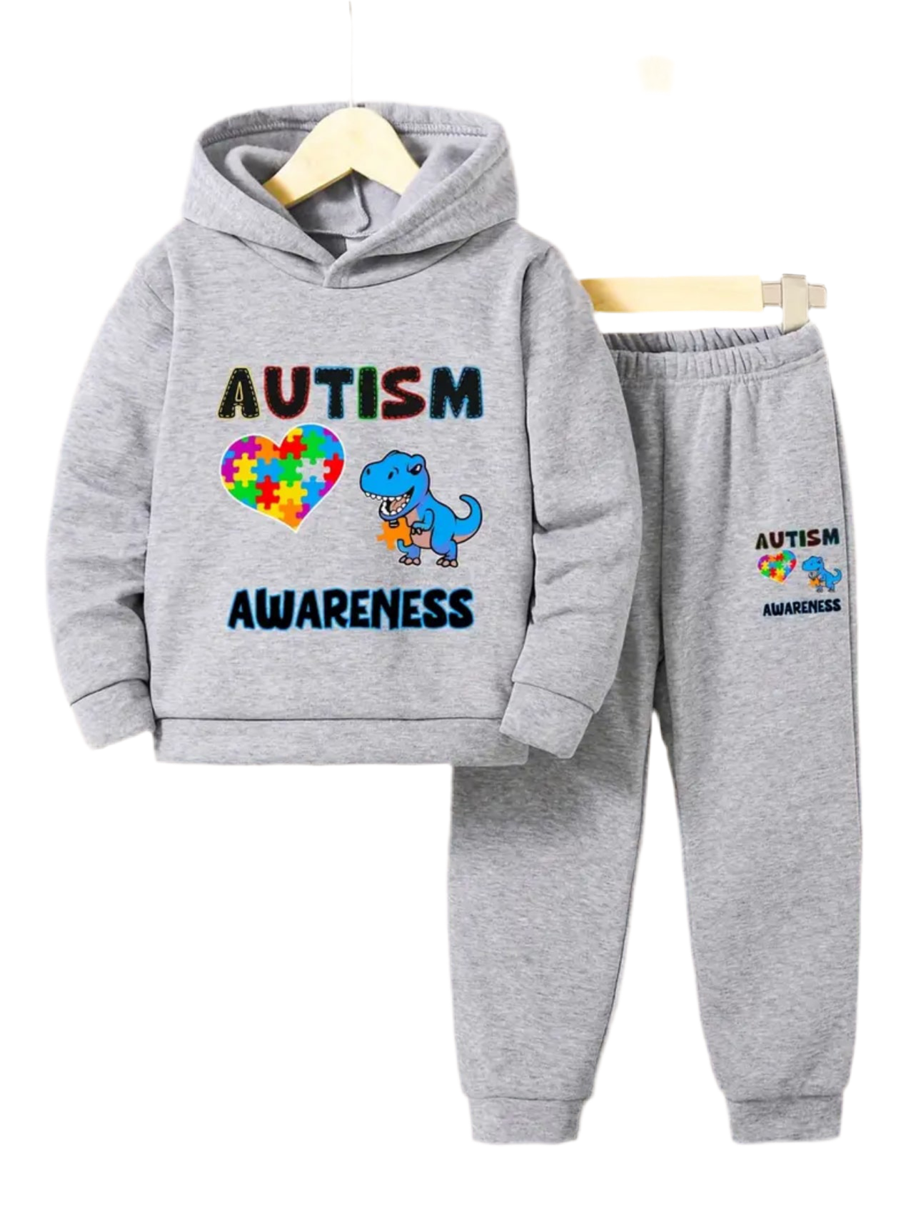 Boy’s Autism Awareness Dinosaur Tracksuit