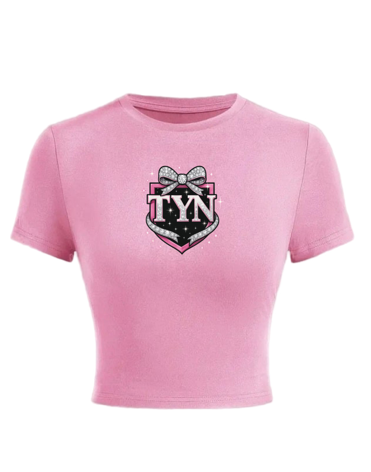 TYN Women’s Diamond Bow Crop Tee