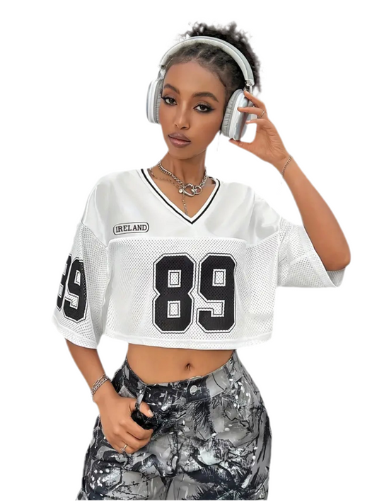 Women’s Block Jersey Tee – Street Fit