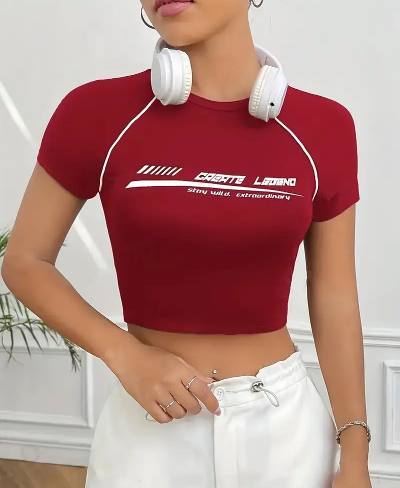 Women’s Statement Crop Tee