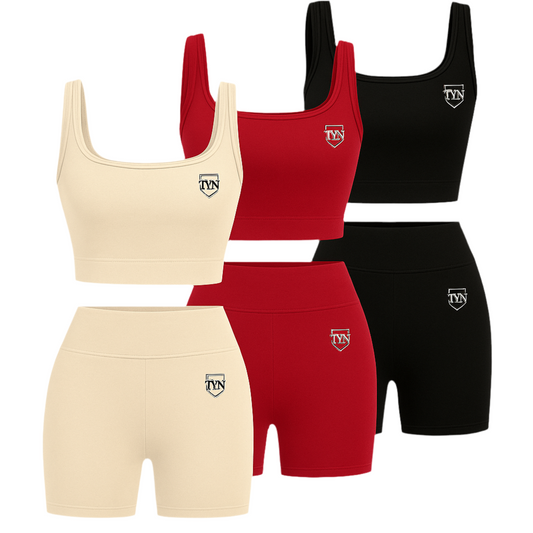 TYN Women’s Power Pulse Three-Piece Gym Set