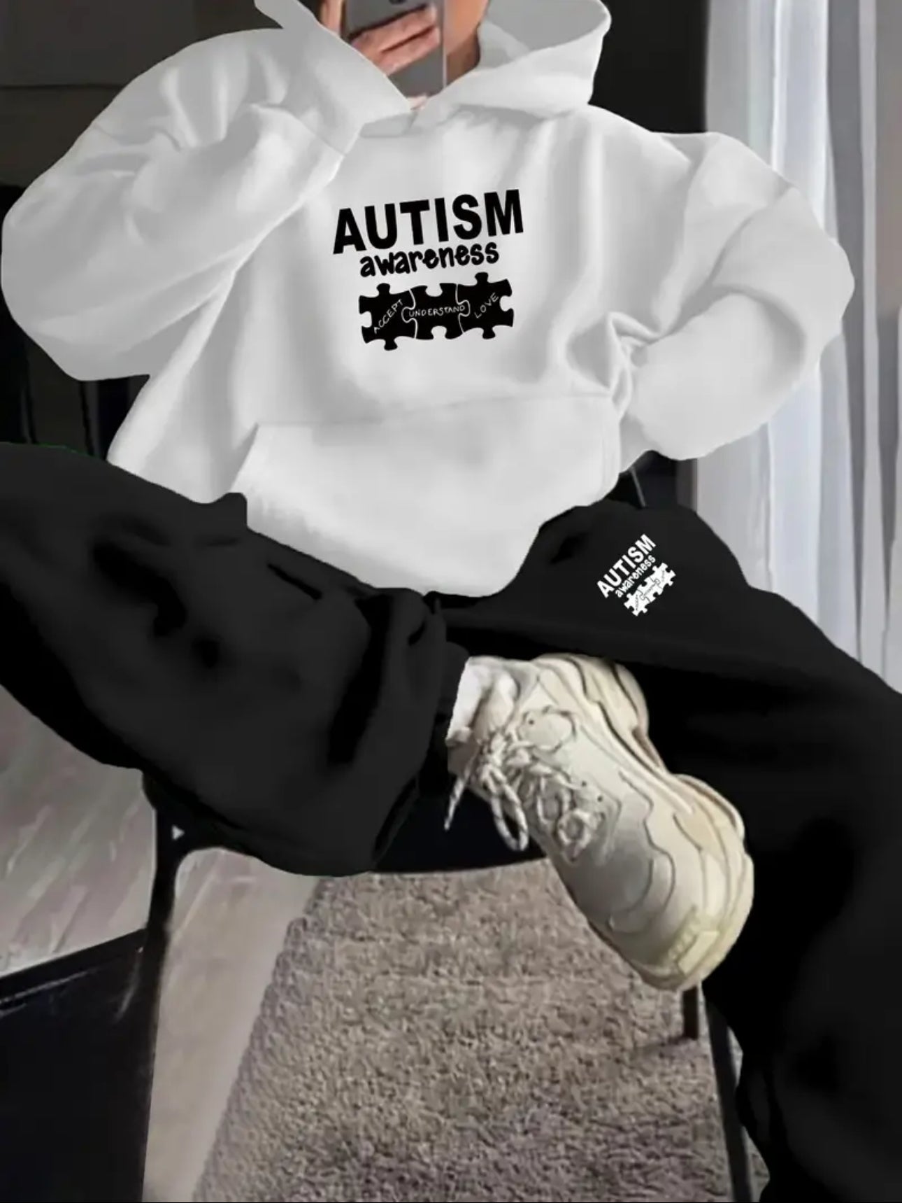 Women’s Autism Awareness Fleece Comfort Set