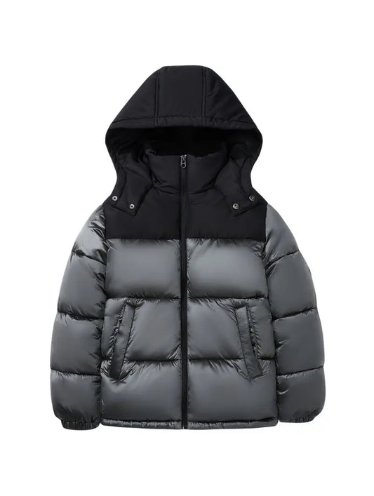Youth Arctic Vibe Hooded Color-Block Jacket