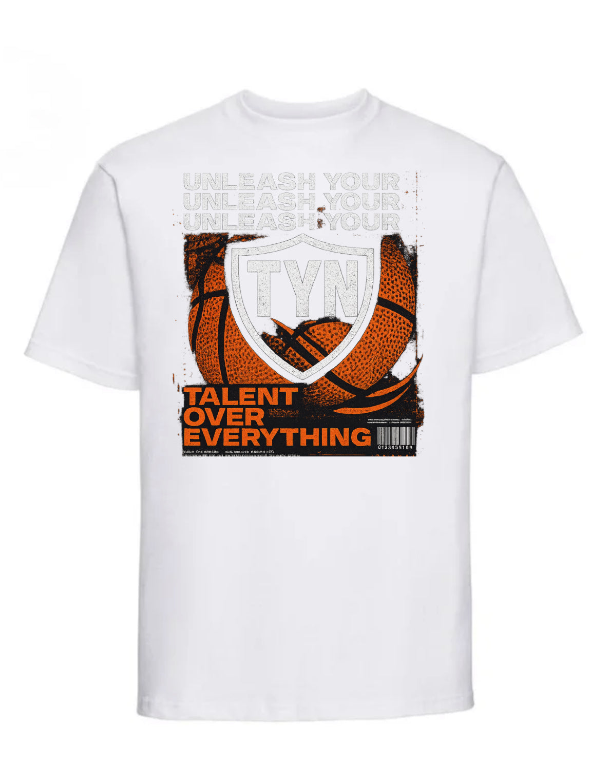 TYN “Talent Over Everything” T-Shirt – Basketball Graphic