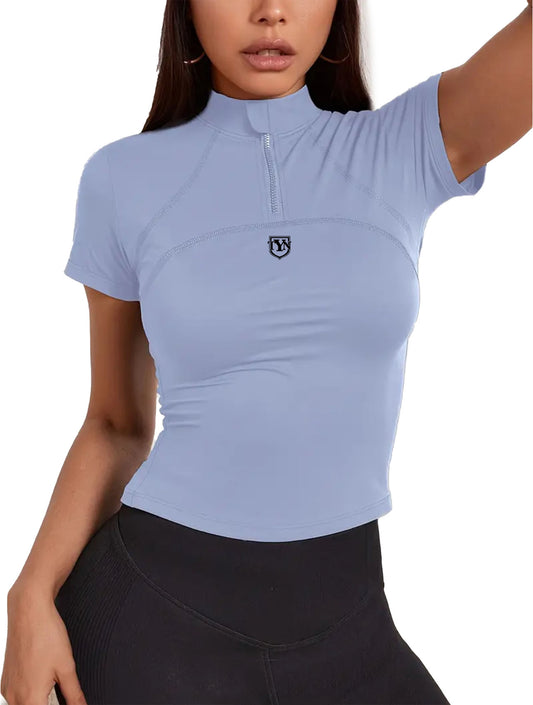 TYN “Active Essential” Women’s Fitted Zip Top