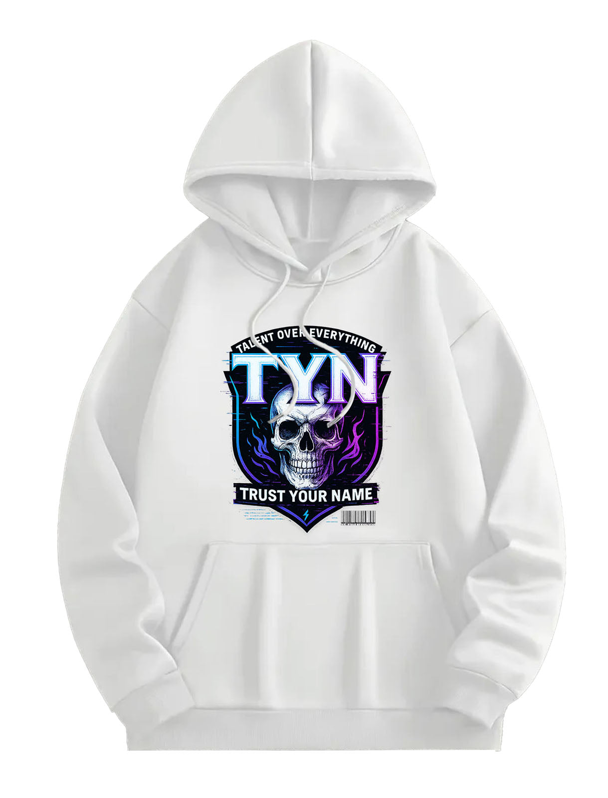 TYN “Talent Over Everything” Hoodie – Ice Skull Edition