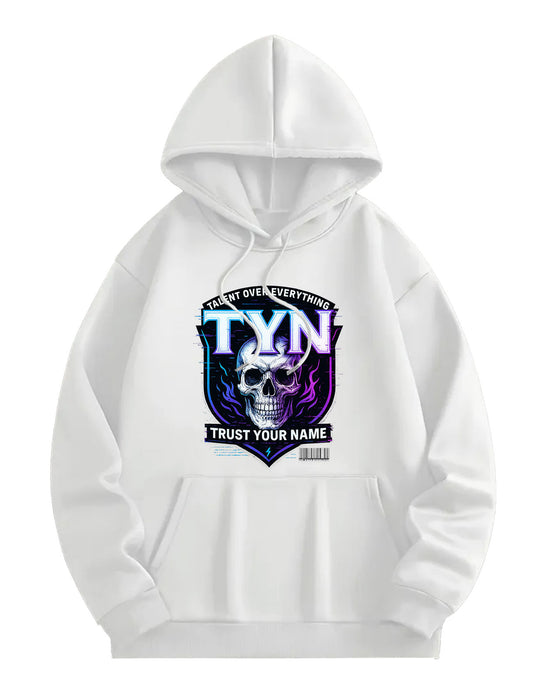 TYN “Talent Over Everything” Hoodie – Ice Skull Edition