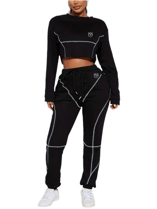 TYN Women’s Vivid Line Two-Piece Casual Set