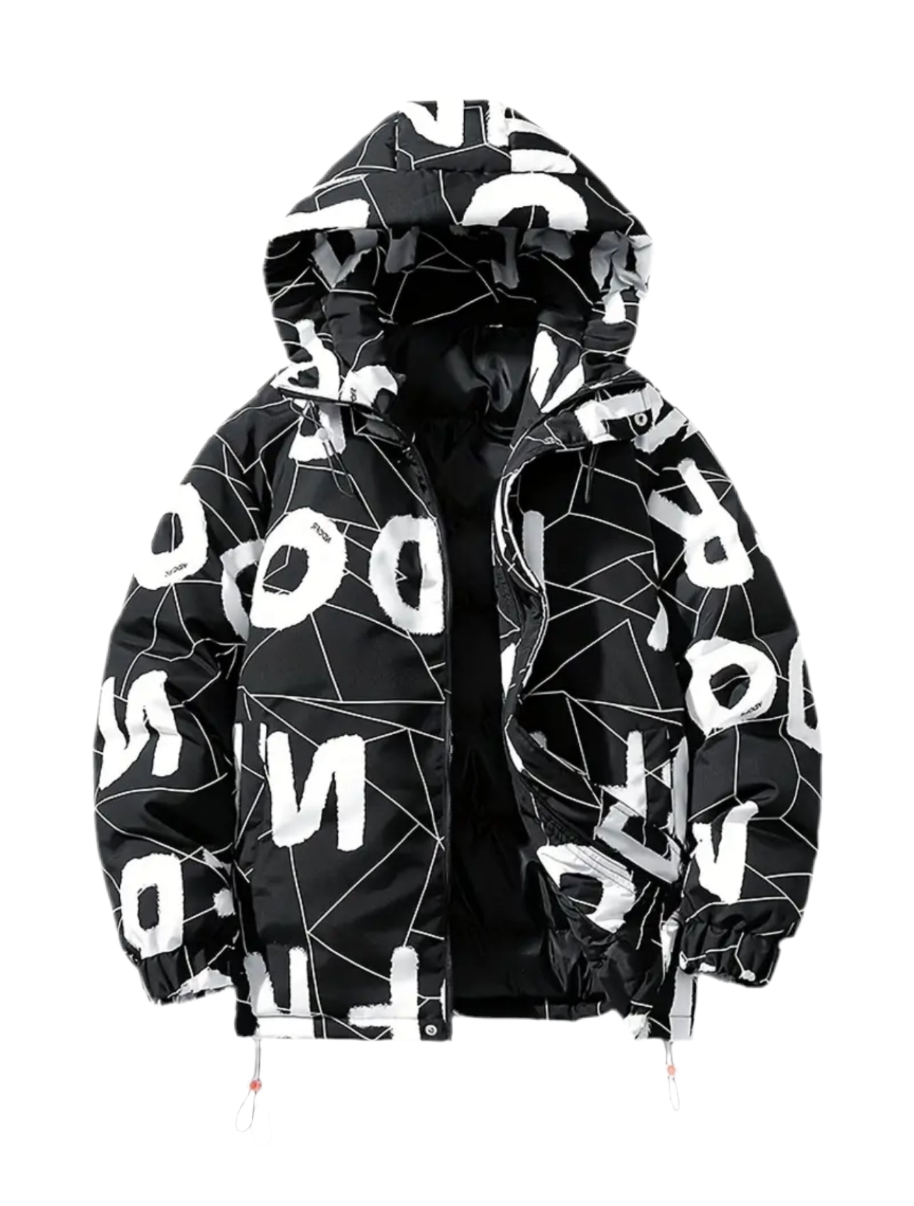 Men’s Titan Black Hooded Jacket