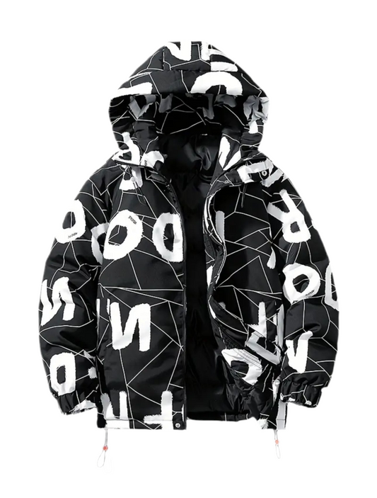 Men’s Titan Black Hooded Jacket