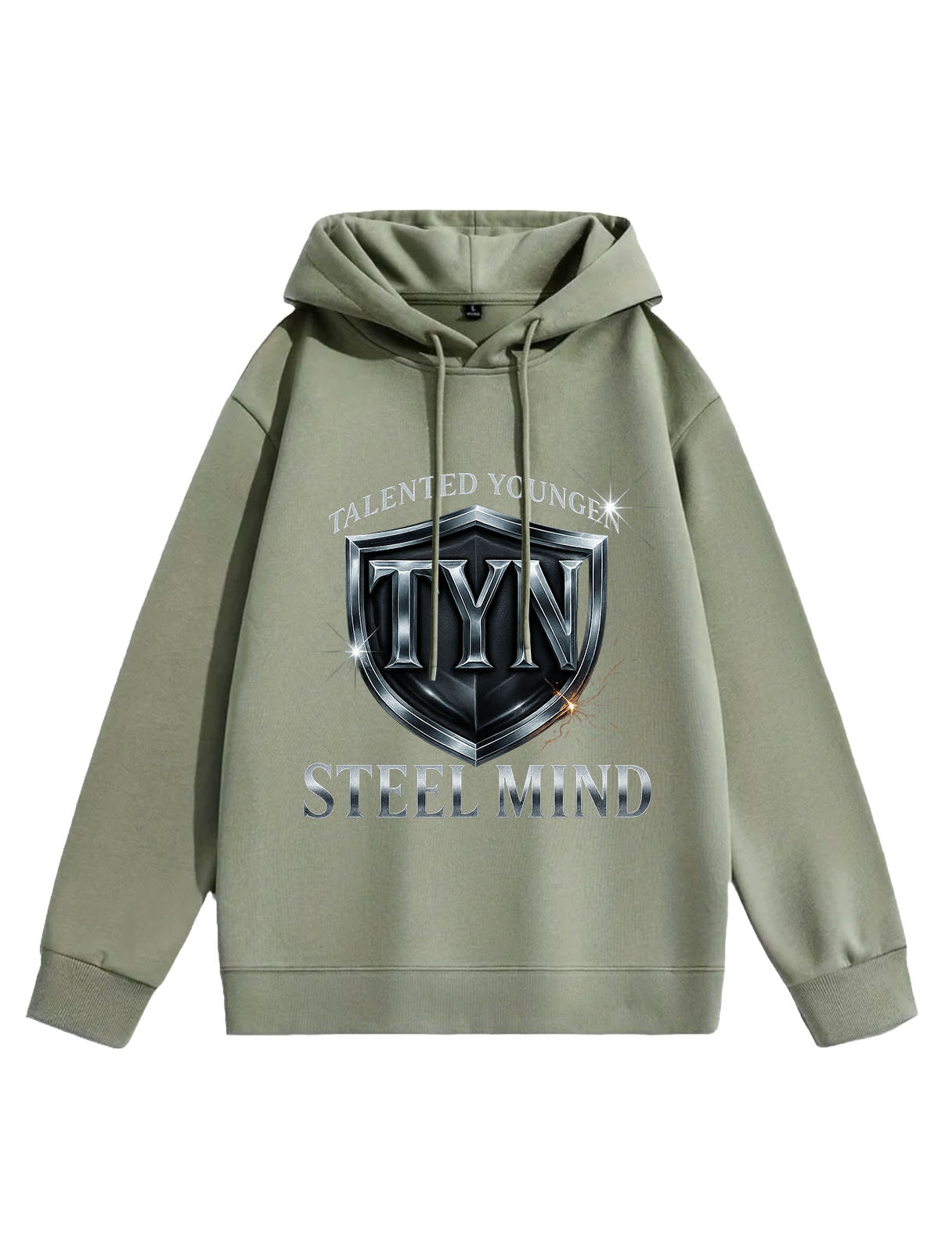 TYN “Steel Mind” Hoodie – Resilient Edition