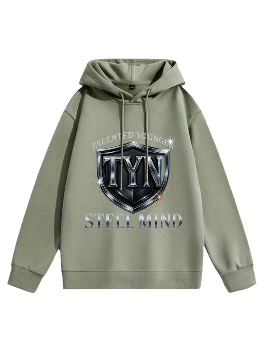 TYN “Steel Mind” Hoodie – Resilient Edition