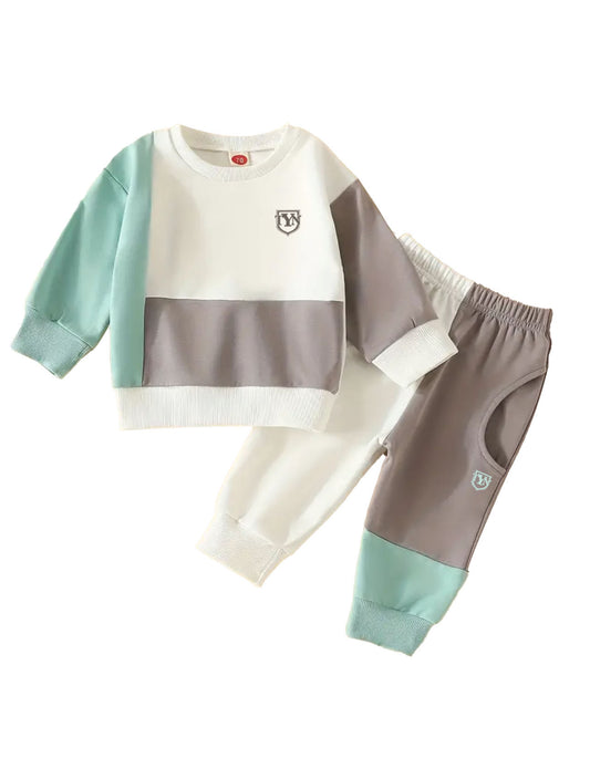 TYN Baby Color Pop Two-Piece Pullover Set