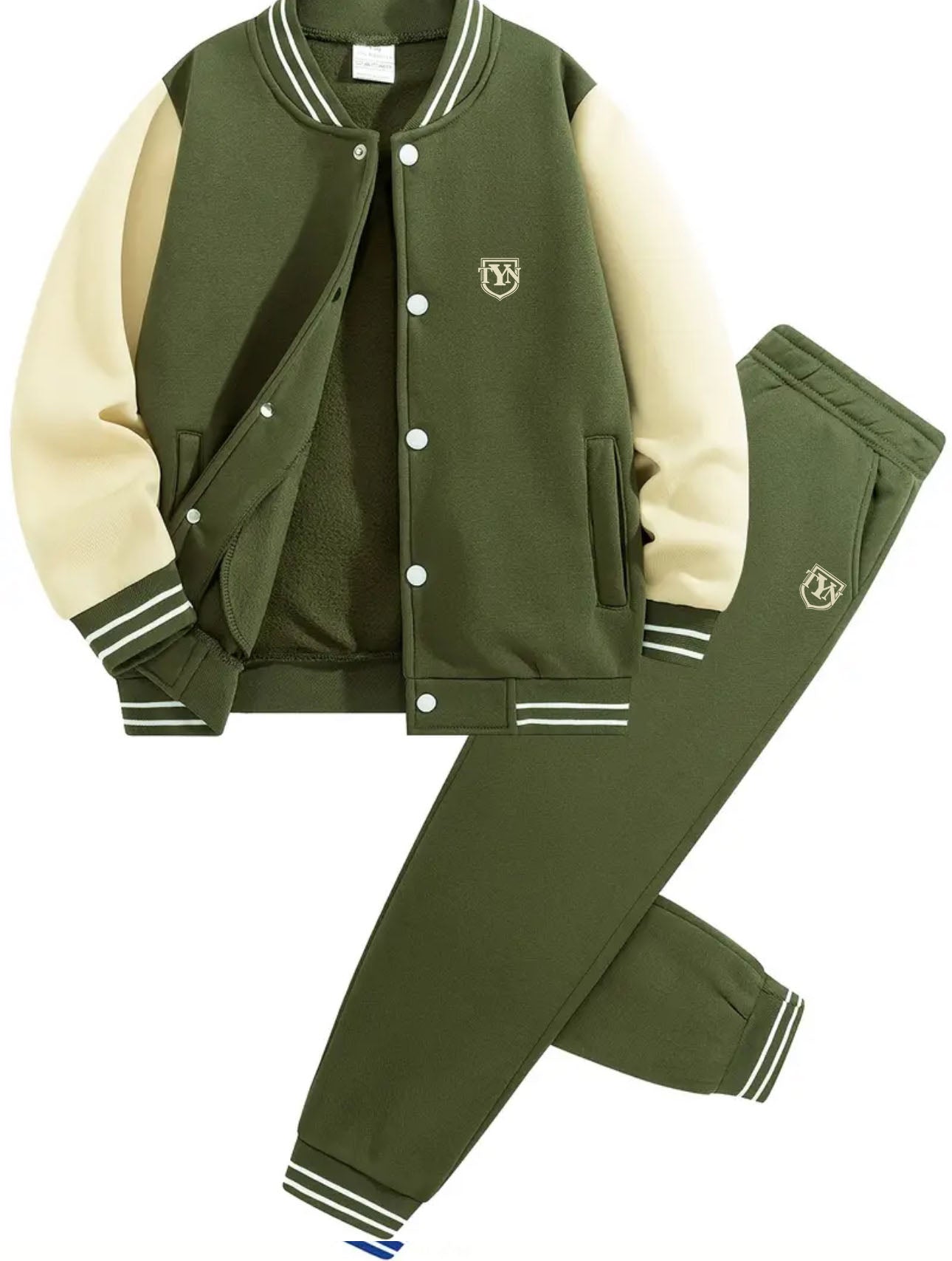 TYN Unisex Youth Fleece Pulse Two-Piece Set