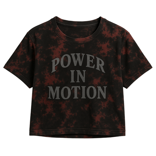 POWER IN MOTION CROPPED WOMEN’S TEE