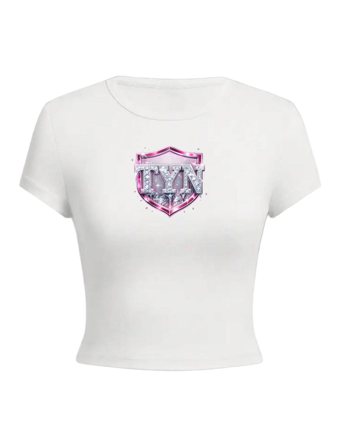 TYN Women’s Diamond Frost Shield Crop Tee