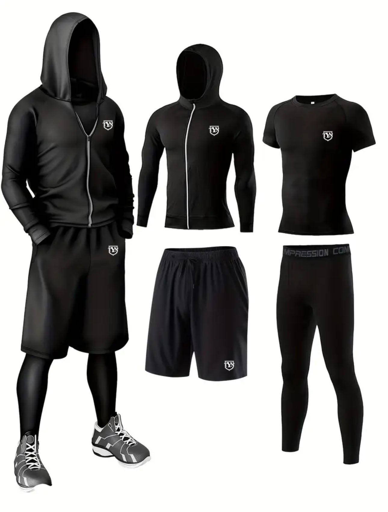 Men’s 4pc Performance Set – TYN Logo Pack