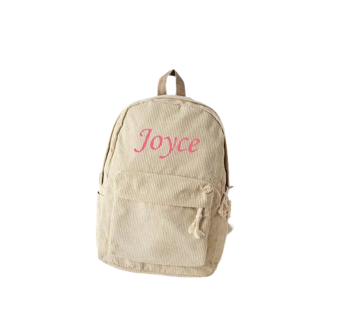 Kid’s Preppy Texture Custom Embroidered Backpack