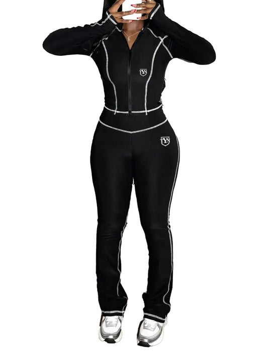TYN Women’s Patch Pulse Two-Piece Casual Set