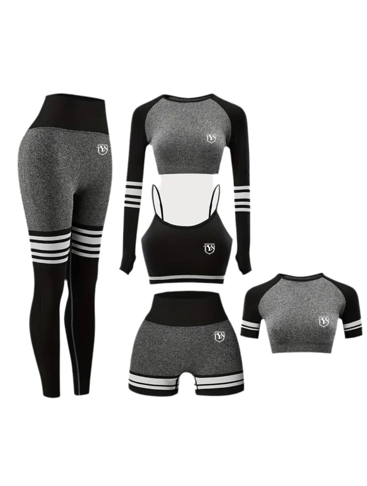 TYN Women’s Flex Core Five-Piece Yoga Set