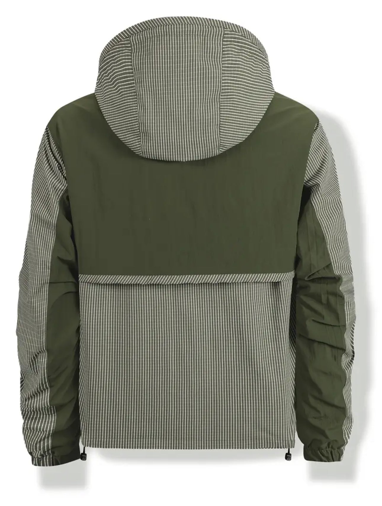 TYN Men’s Striped Surge Hooded Windbreaker