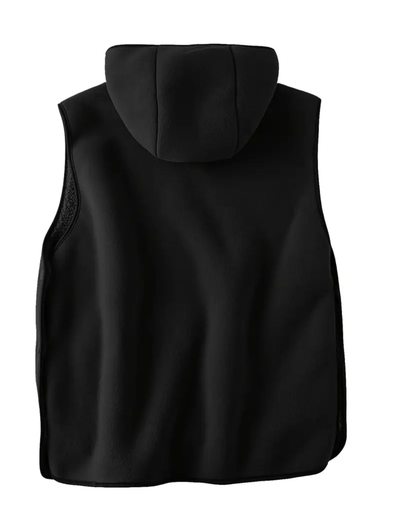TYN Unisex Cozy Crest Hooded Fleece Vest