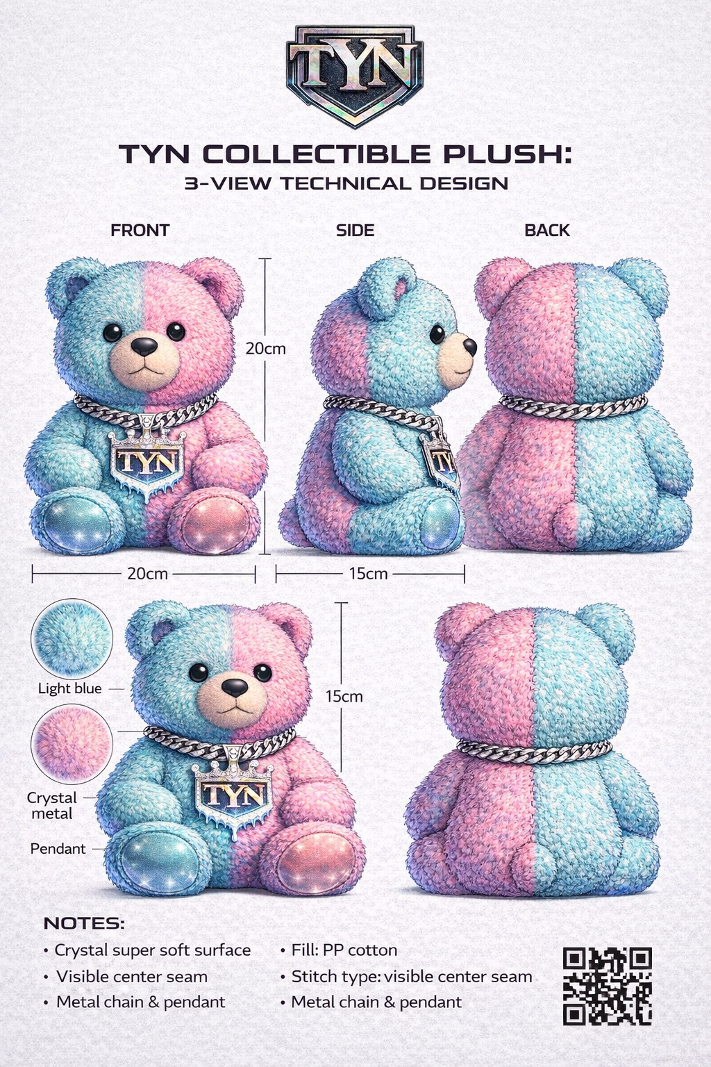 TYN VIZION BEAR™ Limited Edition Collectible Plush