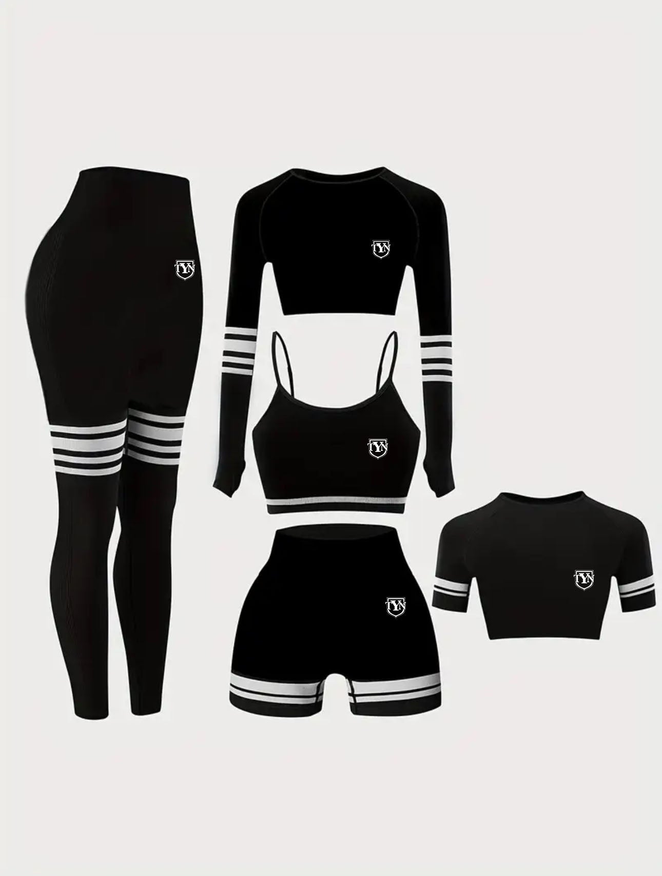 TYN Women’s Flex Core Five-Piece Yoga Set