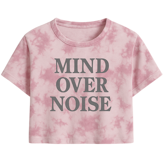 MIND OVER NOISE CROPPED WOMEN’S TEE