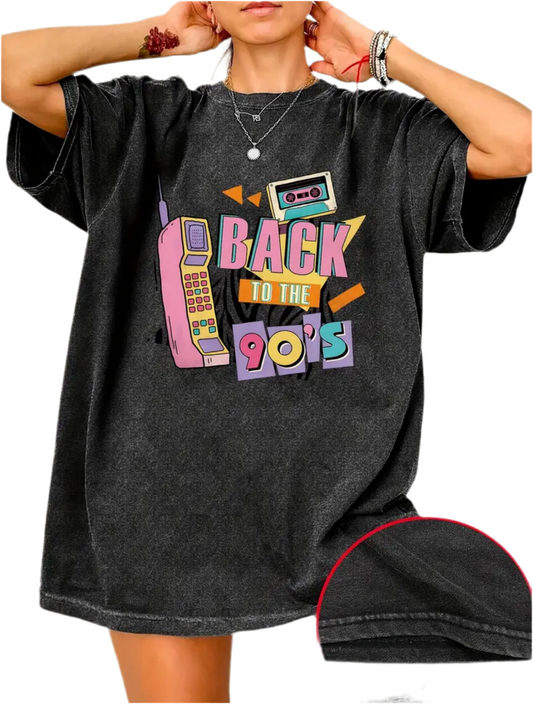 Women’s “Back to the 90s” Tee – Retro Phone