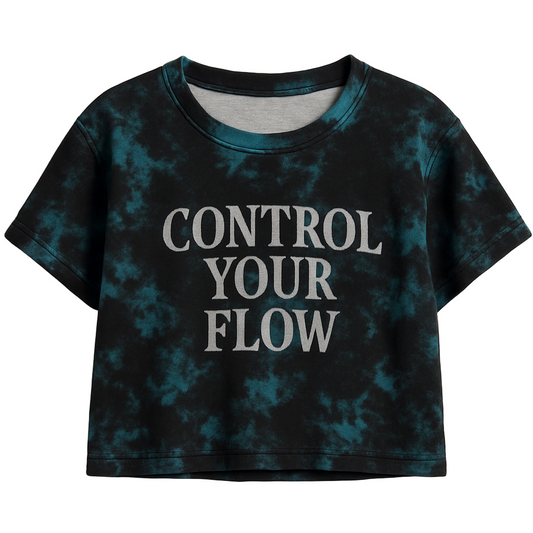 CONTROL YOUR FLOW CROPPED WOMEN’S TEE