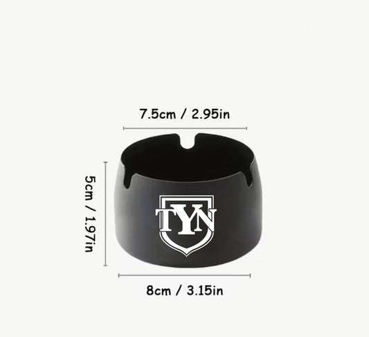 TYN Steel Crest Stainless Steel Ashtray