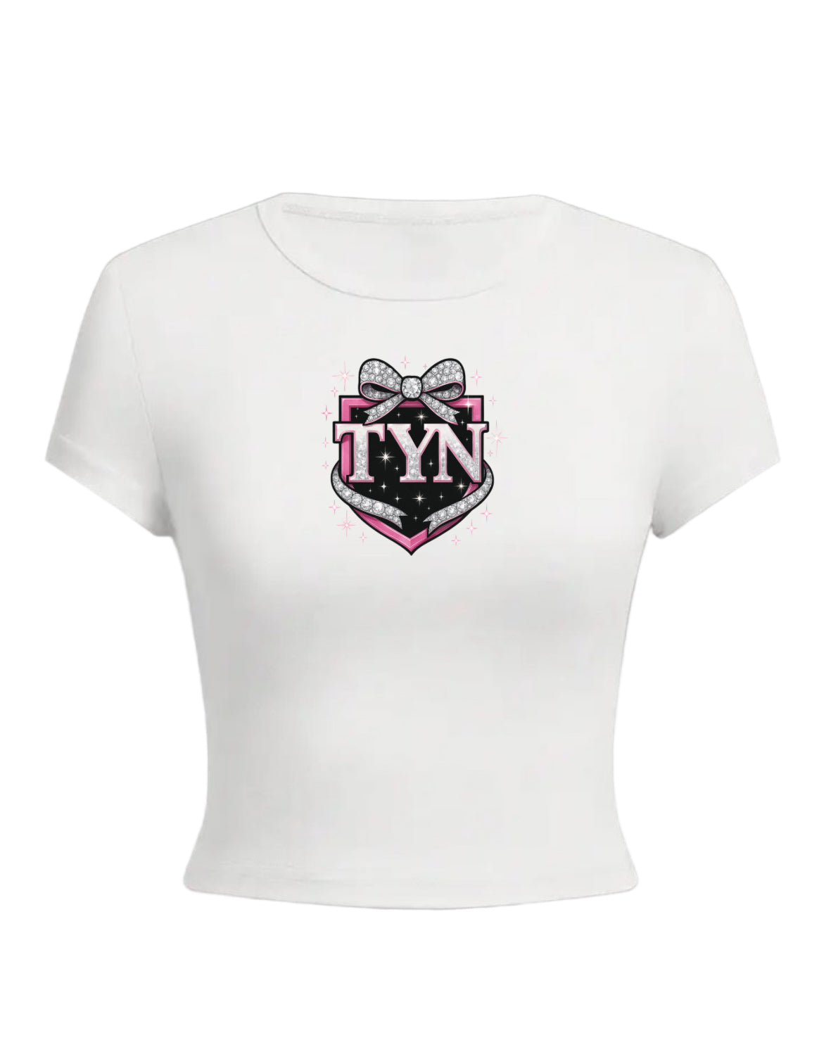 TYN Women’s Diamond Bow Crop Tee