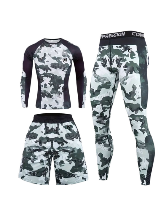 TYN Men’s Camo Surge Three-Piece Compression Set