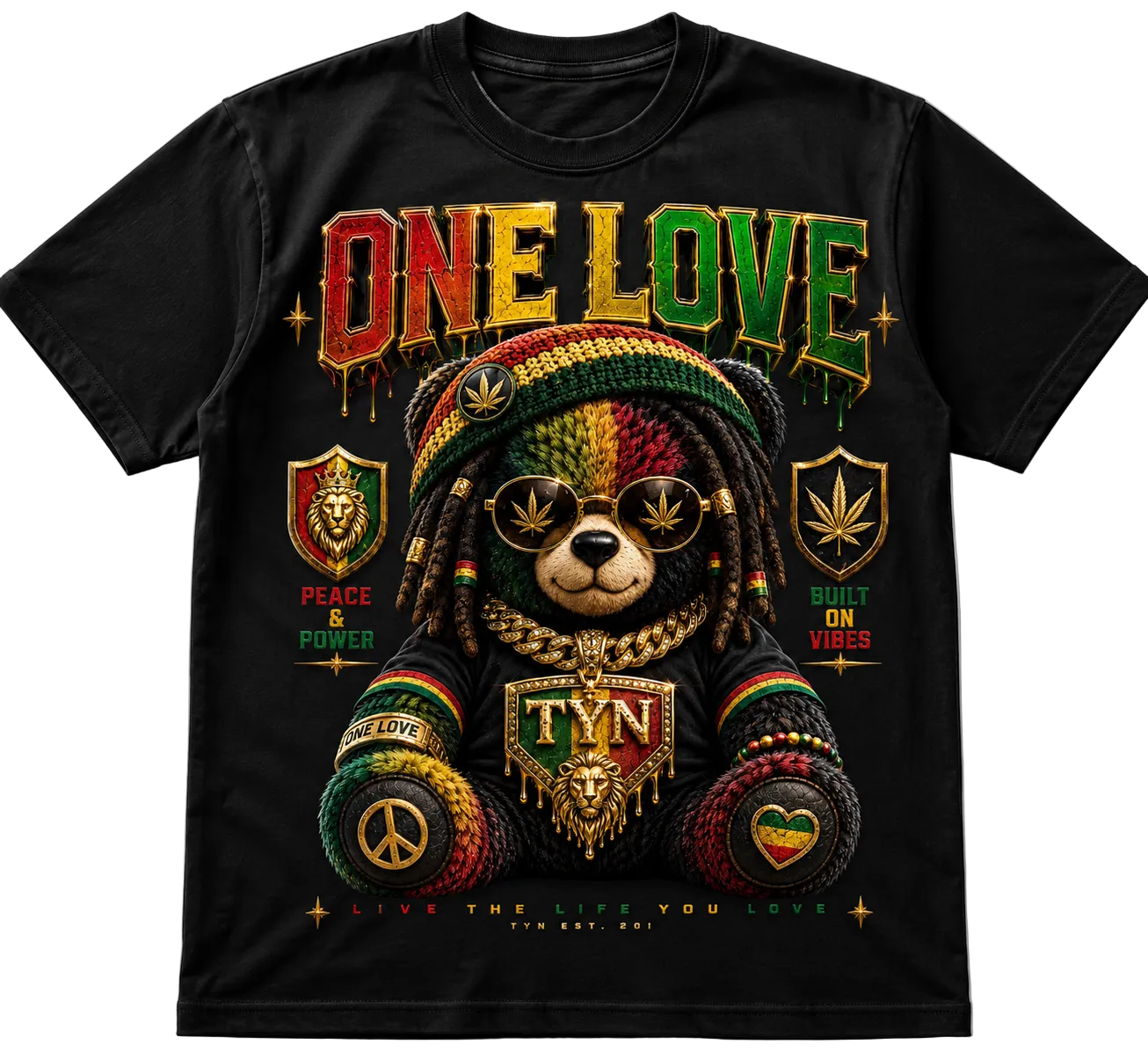 TYN One Love Teddy Graphic Tee