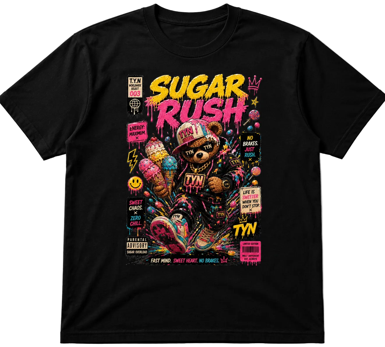 TYN Sugar Rush Teddy Graphic Tee