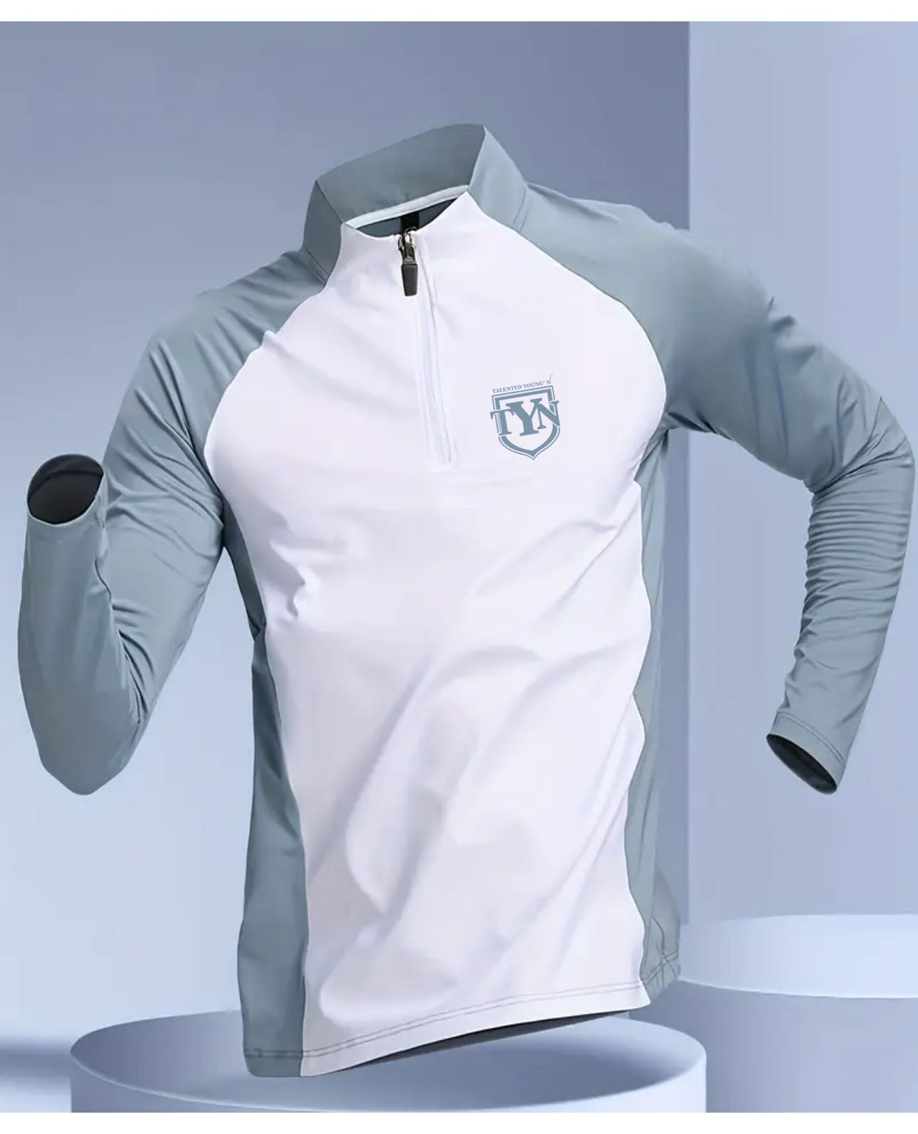 TYN Men’s Compression Quarter Zip Top