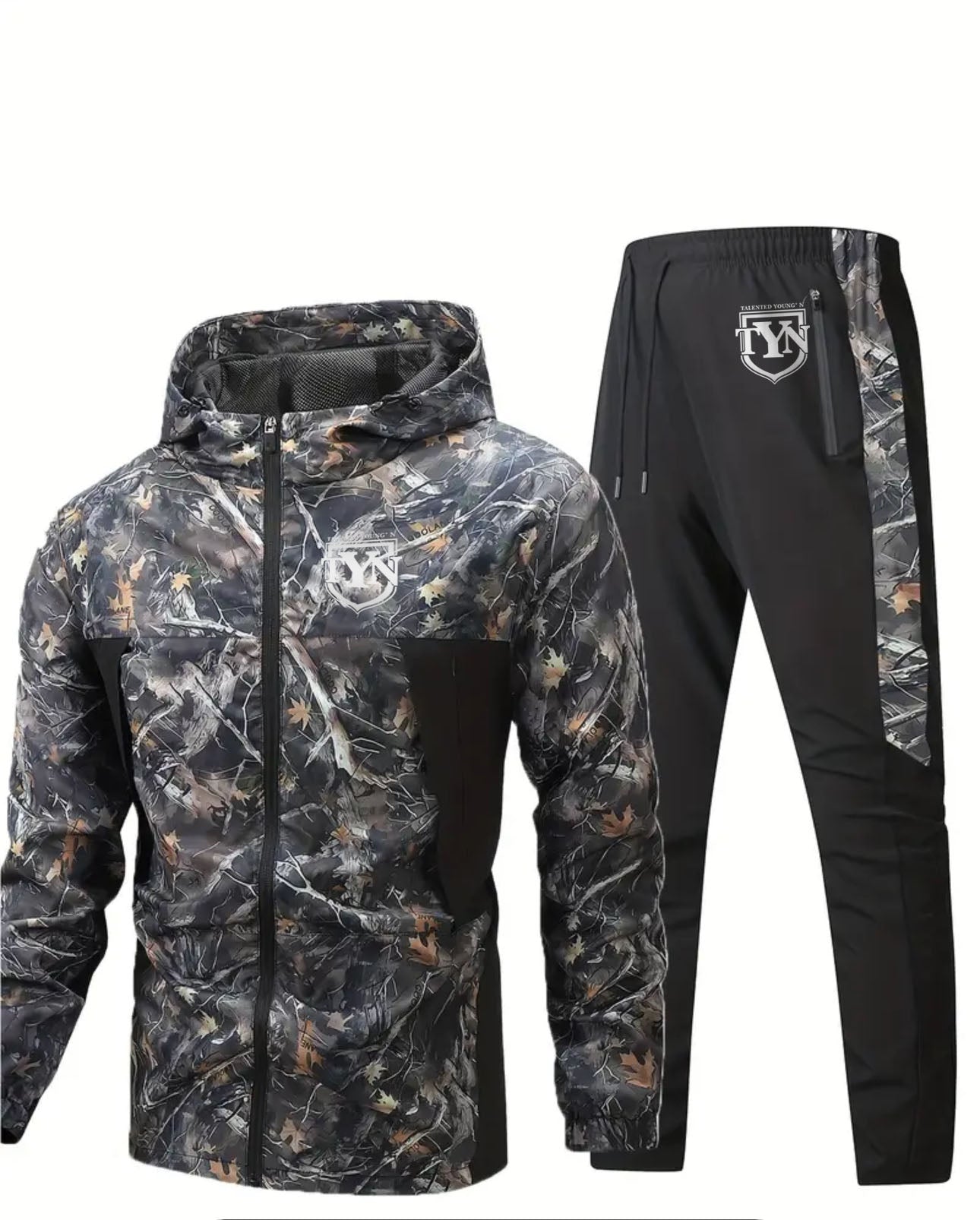 TYN Men’s Reflective Woven Tracksuit