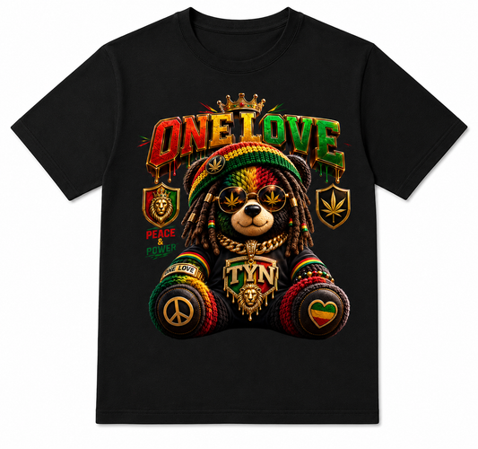 TYN Kids “One Love” T-Shirt – Peace & Power Edition